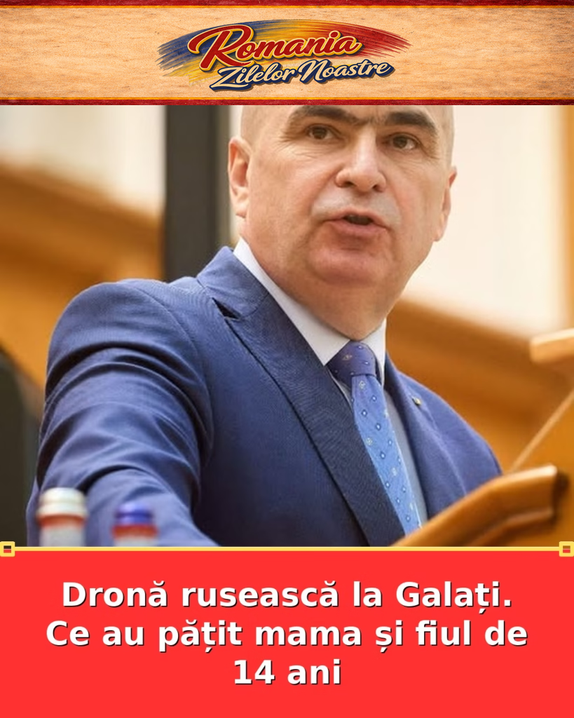 Dronă rusească la Galați. Ce au pățit mama și fiul de 14 ani