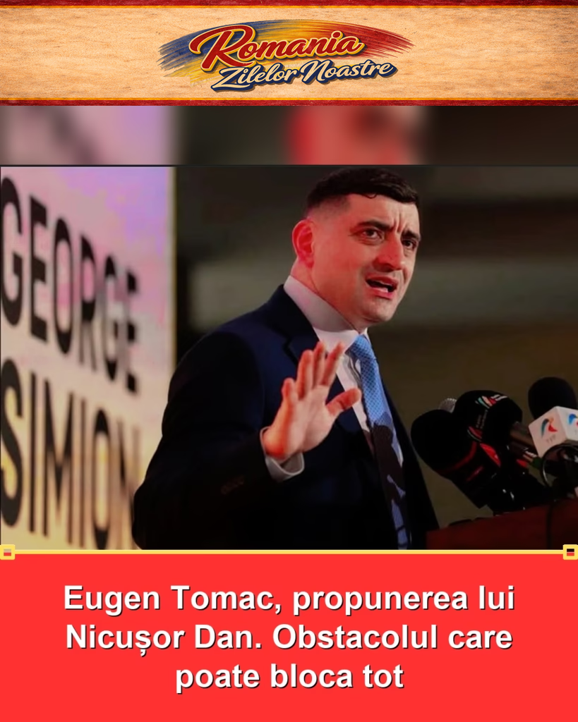 Eugen Tomac, propunerea lui Nicușor Dan. Obstacolul care poate bloca tot