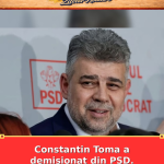 Constantin Toma a demisionat din PSD. Reacția lui Ciolacu