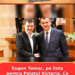 Eugen Tomac, pe lista pentru Palatul Victoria. Ce îl avantajează