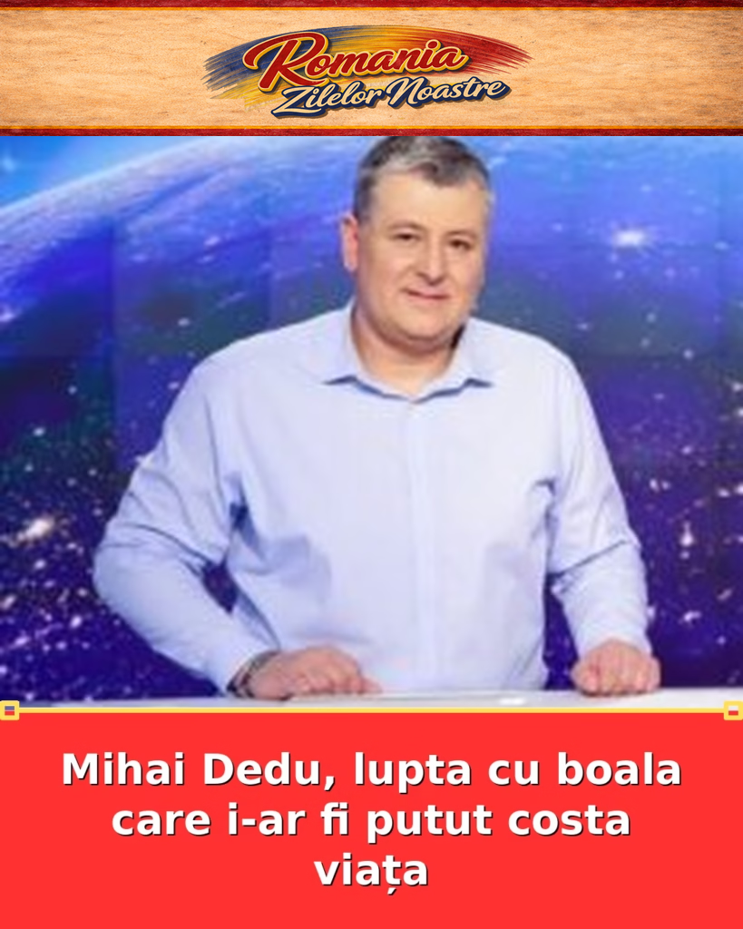Mihai Dedu, lupta cu boala care i-ar fi putut costa viața