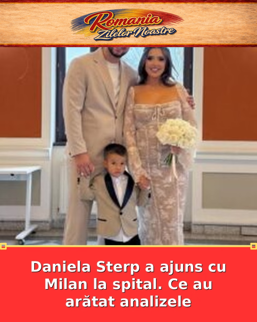 Daniela Sterp a ajuns cu Milan la spital. Ce au arătat analizele