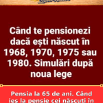 Pensia la 65 de ani. Când ies la pensie cei născuți în 1968–1980