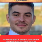 Strigătul de durere al mamei lui Andrei, tânărul bătut până la moarte în Galați! Femeia a publicat imagini dureroase din camera fiului ei,