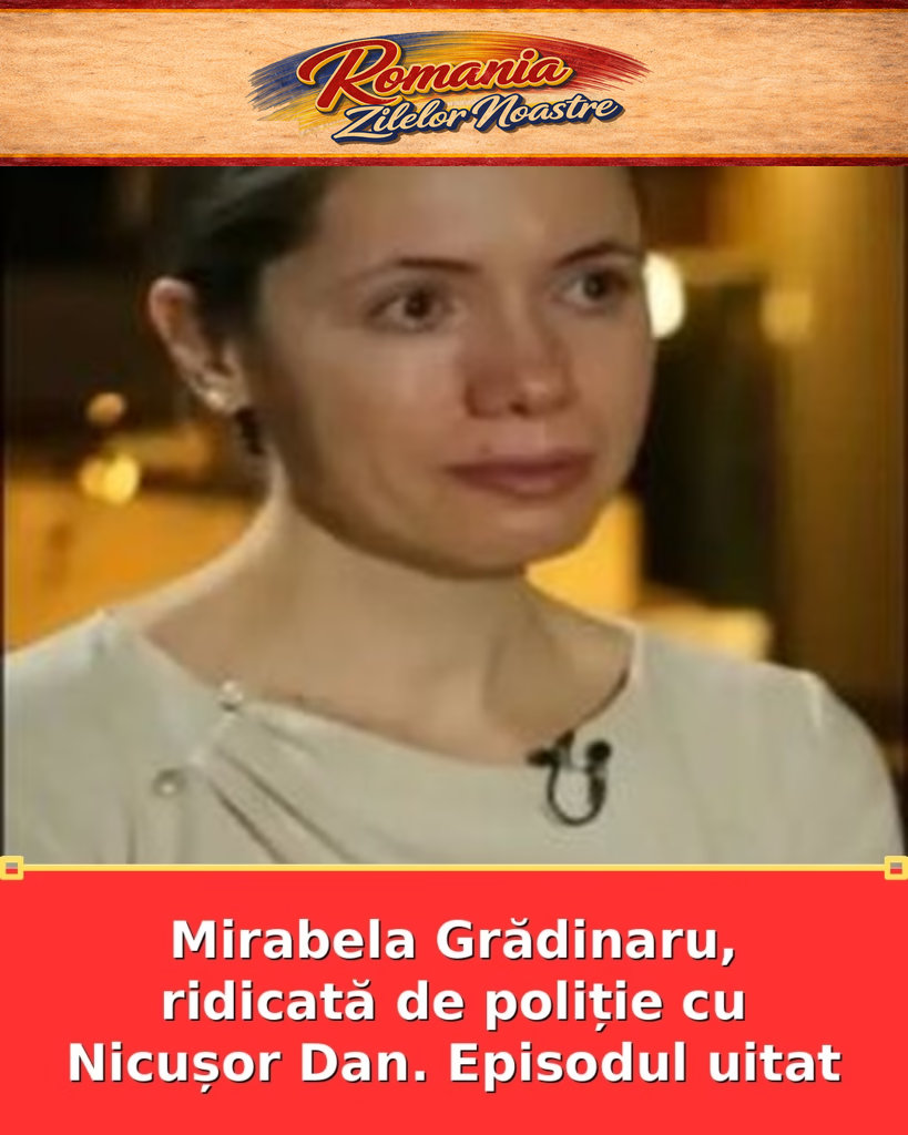 Mirabela Grădinaru, ridicată de poliție cu Nicușor Dan. Episodul uitat