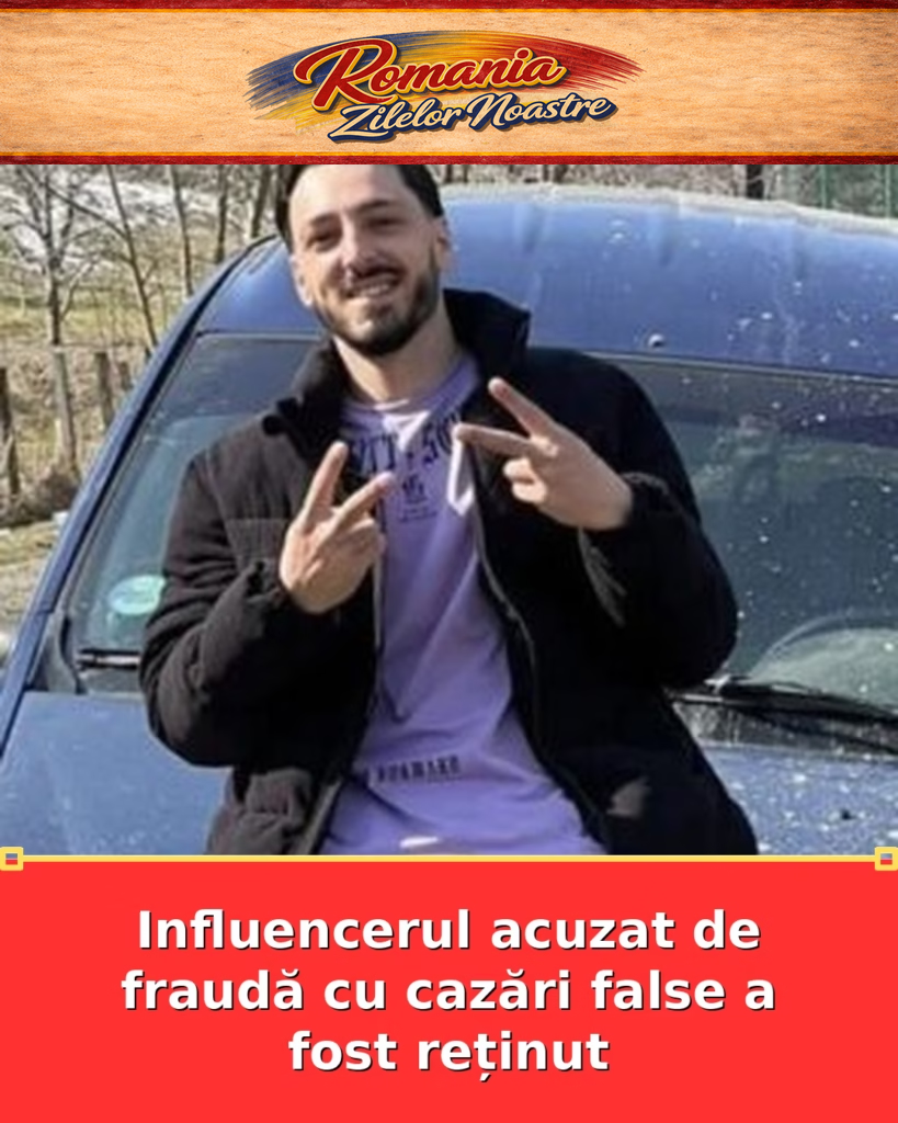 Influencerul acuzat de fraudă cu cazări false a fost reținut