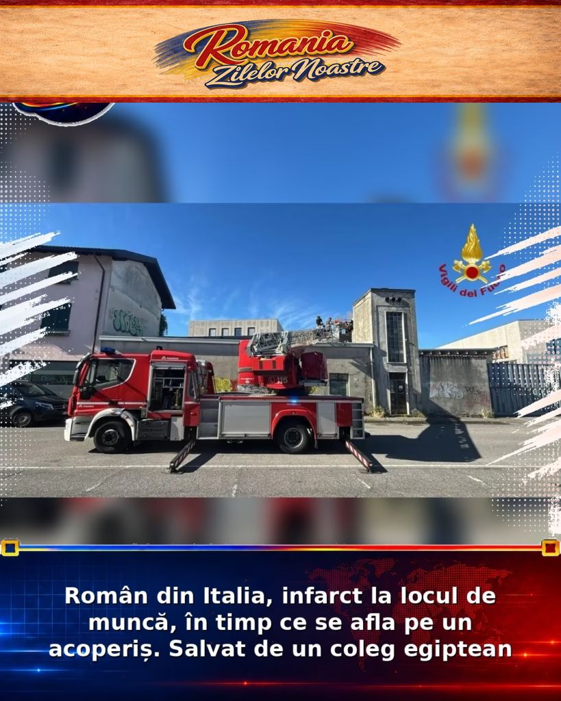 Român din Italia, infarct la locul de muncă, în timp ce se afla pe un acoperiș. Salvat de un coleg egiptean