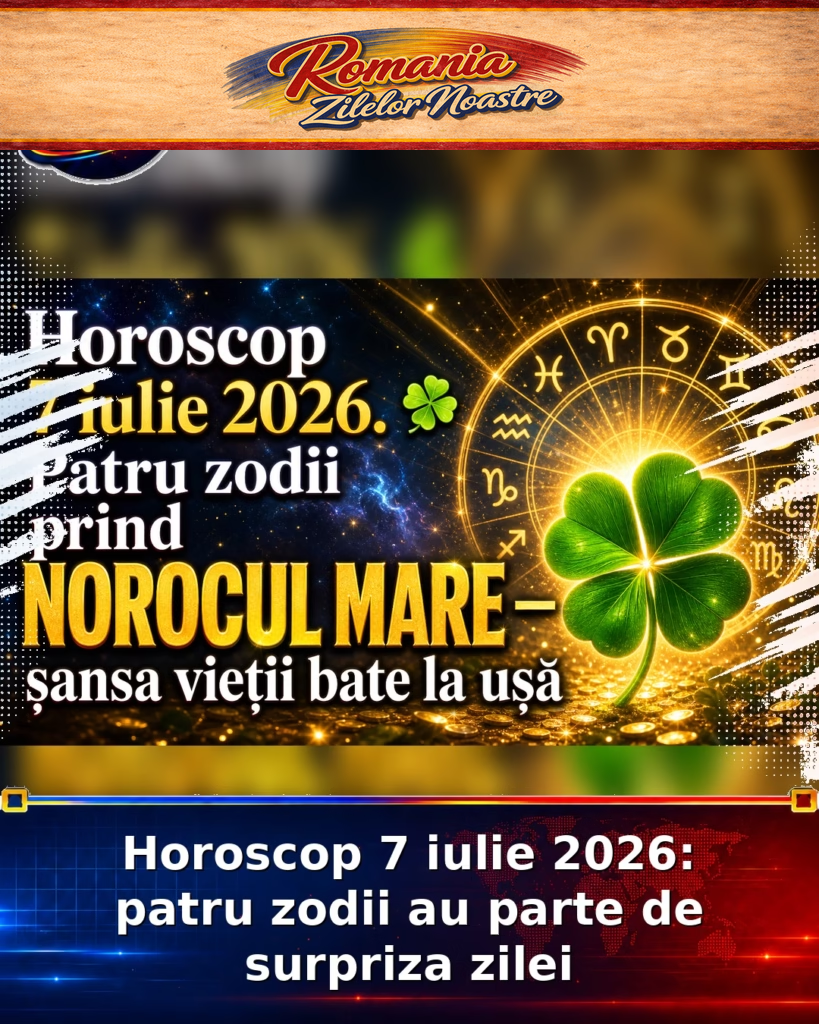 Horoscop 7 iulie 2026: patru zodii au parte de surpriza zilei