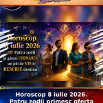 Horoscop 8 iulie 2026. Patru zodii primesc oferta care le schimbă totul