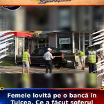 Femeie lovită pe o bancă în Tulcea. Ce a făcut șoferul apoi