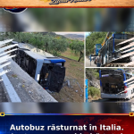 Autobuz răsturnat în Italia. Ipoteza care schimbă totul