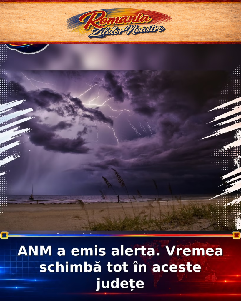 ANM a emis alerta. Vremea schimbă tot în aceste județe
