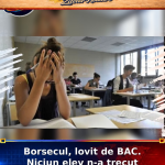 Borsecul, lovit de BAC. Niciun elev n-a trecut examenul