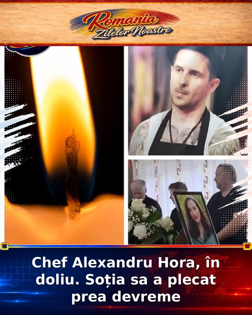 Chef Alexandru Hora, în doliu. Soția sa a plecat prea devreme
