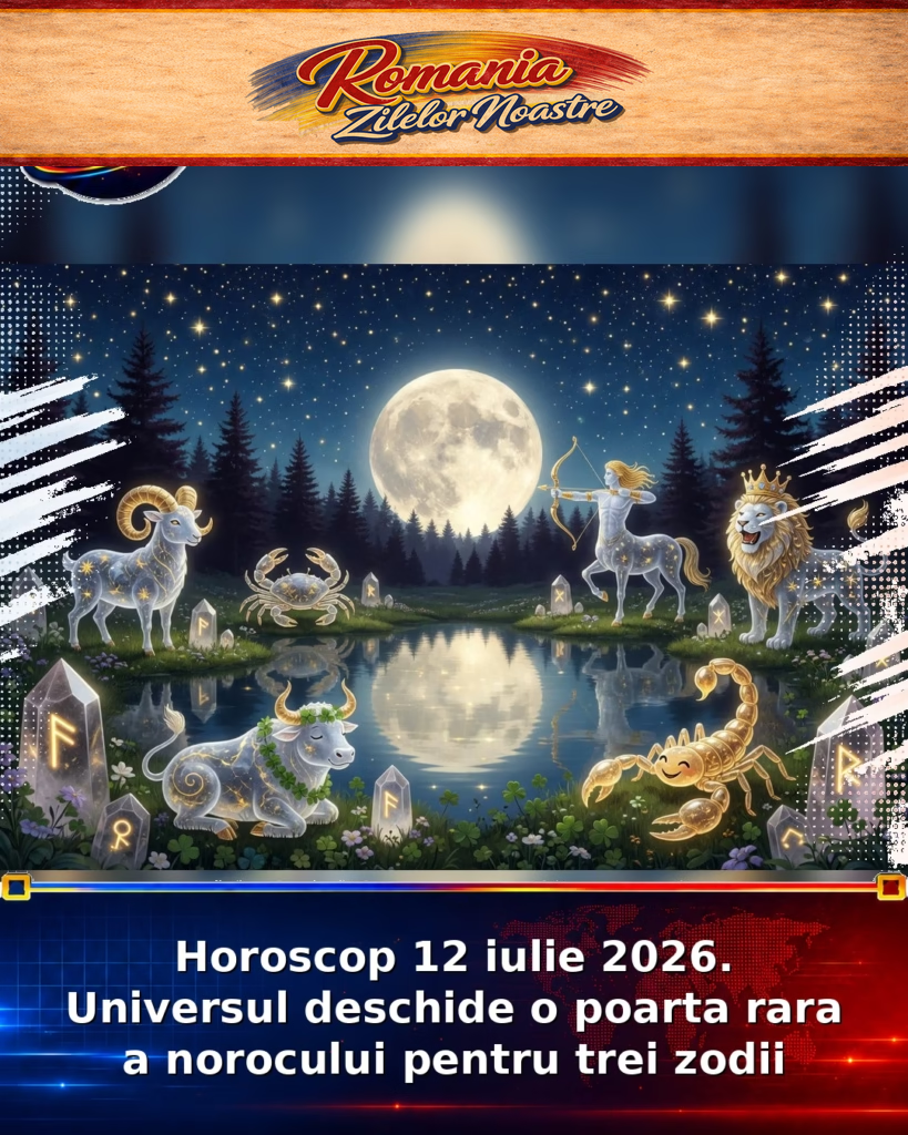 Horoscop 12 iulie 2026. Universul deschide o poarta rara a norocului pentru trei zodii