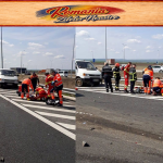 Accident mortal pe Autostrada A7, în județul Buzău. Un bărbat a murit după ce o autoutilitară a lovit parapetul median