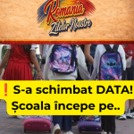 ❗S-a schimbat DATA! Școala începe pe…